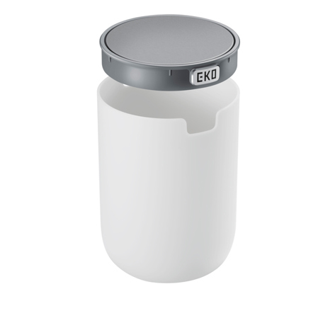 EKO Fandy 2 VB 920615 | Weißer 1,5 l Tischeimer